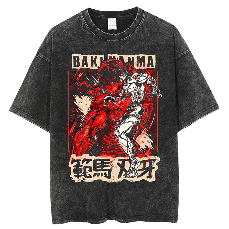 Camisa Oversized BAKI HANMA - LINHA PREMIUM